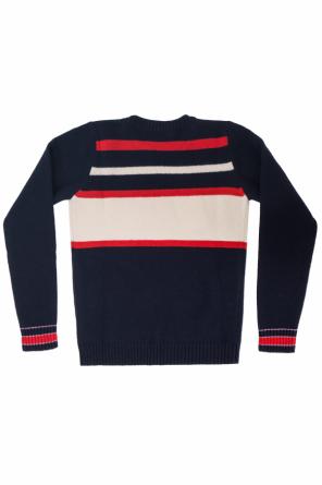 Sweter z ażurowym logo, zdjęcie 2 Sweter z ażurowym logo od Gucci Kids